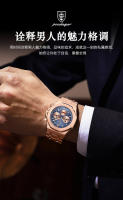 Marca suiza multifuncional nuevo reloj para hombre reloj de cuarzo luminoso impermeable - details 10