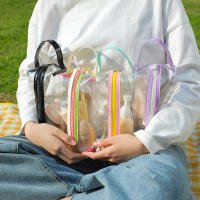 Bolsa De Cosméticos PVC Transparente Grande Organizador De Maquillaje Para Mujeres Estuche Para Lápices Y Bolígrafos Para Estudiantes - details 0