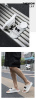 Nueva ropa exterior sandalias de una palabra Velcro zapatos de playa de cuero de suela blanda con suela plana. - details 8