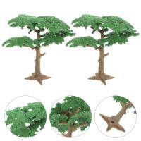 Plantas ecológicas de plástico, ciprés de simulación, Mini árbol de coco, pino vívido, paisaje, modelo de árbol para el hogar - details 7