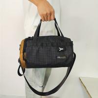 Bolso bandolera grande para hombre, bolso de hombro deportivo informal, nailon, correa ajustable, 1,5 m de largo, negro, solo lavado a mano, para fitness, viajes, desplazamientos diarios, regalo - details 3