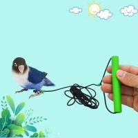 C kit de perros de mascota 20ft Parrot Cockatiels Starling para entrenamiento al aire libre con cuerda antimordedura para conure y lovebird - details 3