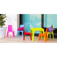 resol Julieta Conjunto Infantil de 2 sillas y 1 Mesa para Interior, Exterior, jardín - Color Azul Cielo - details 6