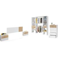 Armario Reversible Nitza Blanco Artik y Natur Medidas 190cm x 187cm x 40cm - details 48