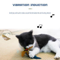 Juguete de peluche interactivo con sonido electrónico de pájaro t para suministros para mascotas de interior - details 5