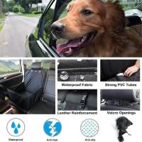 Hamaca de asiento de coche para perros, funda protectora 2 en 1 para mascotas, cesta impermeable para gatos - details 6