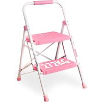 Escaleras Plegables de 4 Escalones, Capacidad de 150KG con Pedales Antideslizantes Anchos, Taburete de Mano de Acero, Manubrio de Esponja, Uso en Interiores y Exteriores, Negro - details 31
