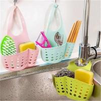 Organizador de Estante de Lavabo de Doble Capa Soporte de Almacenamiento de Jabón y Esponja Colgante de Silicona Accesorios de Organización de Cocina - details 1