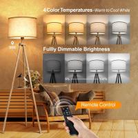 Lámpara de Pie con Control Remoto Ajustable a la Luz y 4 Temperaturas de Color Temporizadores 1H - details 1
