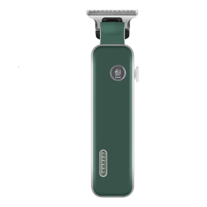 Kemei-cortadora de pelo profesional para hombre, máquina cortadora de pelo eléctrica con hoja en T de 0mm, maquinilla de afeitar para Barba, corte de pelo, KM-5098 - 1
