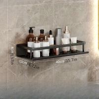 Toalla de ducha de aluminio para champú y cosméticos para pared de baño, cepillo de dientes, portavasos, 1 pieza - details 11