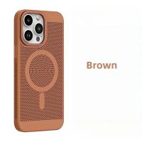 Funda de teléfono Magsafe de lujo fresca A prueba de golpes magnético con disipación de calor de malla para iPhone 16, 15, 14, 13, 12, 11 Pro Max Plus - details 21