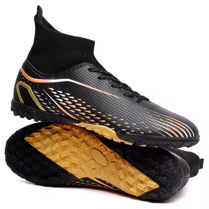 Zapatos de fútbol de caña alta con tacos rotos Amazon zapatos de fútbol para hombres y mujeres - 1