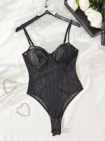 Traje de Moldura de Cuerpo con Cuello en V Profundo Corset Top de Sujetador de Cintura Ajustable - details 8