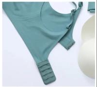 Sujetadores deportivos sin costuras, ropa interior de expansión externa, Top, sujetador para mujer sin cables, sujetador fino que reduce el pecho, pecho plano recogido - details 9