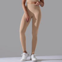 Pantalones de yoga sin costuras para mujer, ropa deportiva Fiess, leggings de cintura alta, pantalones de ejercicio para correr, 11 colores - details 26