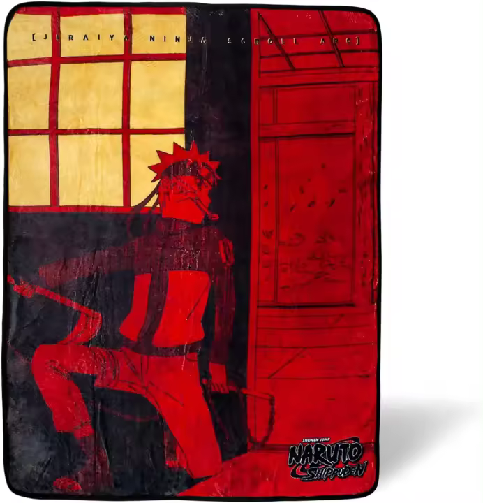Manta de Lana Naruto Ninja Funda de Cama y Baño - 1