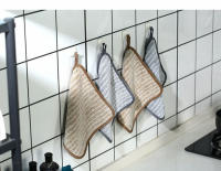 Nuevo Paño de Fibra de Carbón de Bambú Estilo Japonés Suave Paño de Plato para Cocina - details 13
