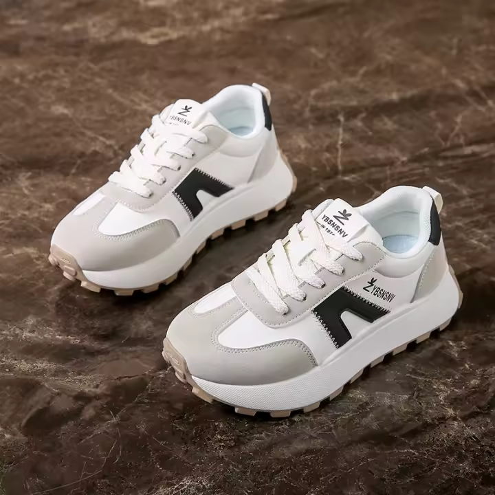 Zapatillas Casuales de Estilo Coreano para Mujer Primavera 2025 Plataforma Deportiva de Correr para Estudiantes - 1