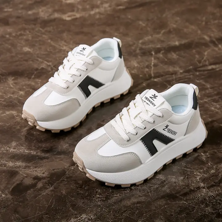 Zapatillas Casuales de Estilo Coreano para Mujer Primavera 2025 Plataforma Deportiva de Correr para Estudiantes - 1