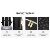 Mochila diaria para mujer con puerto de carga USB, impermeable, bolsa para ordenador portátil para deportes al aire libre - details 8