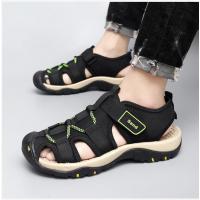 Sandalias ahuecadas de verano para hombre, zapatos de talla grande - details 2