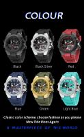 SMAEL, relojes de lujo para hombres, ejército militar, reloj de pulsera deportivo Digital resistente al agua para hombres, reloj con pantalla Dual, reloj Masculino - details 8