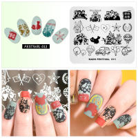 Plantillas de Arte de Uñas KADS para Salones de Belleza Herramientas de Manicura con Diseños de Flores Hojas Oceanos Animales - details 14
