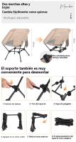 Silla reclinable jardin terraza portatil multifunciónal aire libre familiares party Camping - details 4