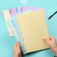 Anillas de encuadernación a presión para cuaderno, anillas de encuadernación divididas, A4, A5, A6, tarjetas de aprendizaje, peines de plástico, 5 anillas de hojas sueltas, 10 piezas - details 6