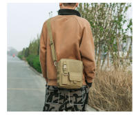 Bolso de Hombro Cruzado Táctico de Camuflaje Versión Vertical para Hombres y Mujeres - details 8