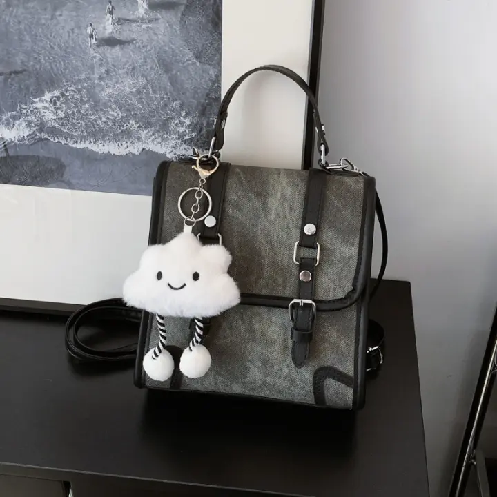 Estilo occidental, bolso de mujer, gran capacidad, mochila, nuevo estilo, diseño, mochila, universidad, bolso, moda callejera - 1