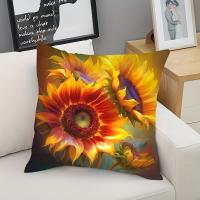 Fundas de Almohada de Girasol Hermoso Diseño de 4 Piezas Protector de Cojín de 17,7x17,7 pulgadas - details 5