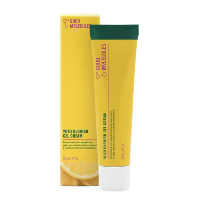 Good Molecules Yuzu Blemish Gel Cream 30ml/1oz Hidratante ligero con ácido salicílico BHA, Yuzu, regaliz CICA Target - 1
