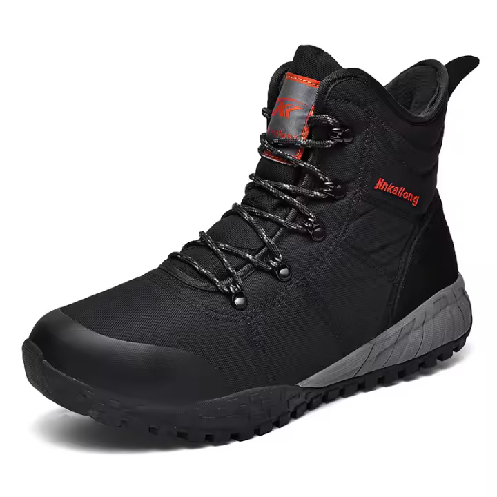 Calzado antideslizante para la nieve, zapatos casuales de algodón para exteriores para hombres de caña alta - 1