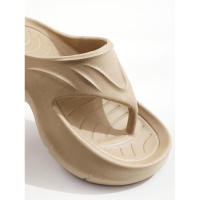 Zapatillas de verano para mujer con suela gruesa y tacón con amortiguación, chanclas antideslizantes para playa y mar - details 10