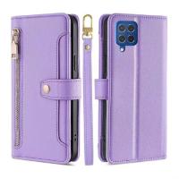 Funda protectora de cuero para cremallera magnética, cuerda colgante multifuncional a la moda, accesorios para teléfono Galaxy M62 F62 - details 9