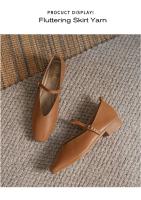 Mary Jane Zapatos de tacón bajo con hebilla para mujer, calzado para primavera y verano - details 3