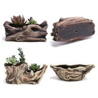 Macetas nórdicas hechas a mano para decoración del hogar, suministros de jardín de raíz de árbol, macetas de flores para bonsái al aire libre, macetas de flores - details 2