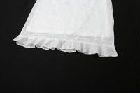 BUNO-Conjunto de 2 piezas de encaje de gato extraño para mujer, camisola de retazos de líneas oscuras con flores de Jacquard y parte inferior de encaje de pierna recta, traje a juego - details 21