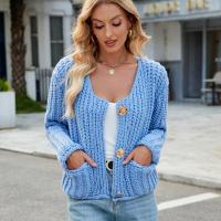 Chaqueta de Punto para Mujer Vintage Coreana Cuello en V, Moda Tendencia 2024, Attractiva - details 1