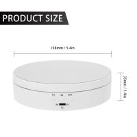 Soporte Giratorio Multifuncional 4KG Máxima Carga Soporte para Joyería Sin Ruido Rotación 360° Estable Electric Turntable para Cocina y Comedor - details 10