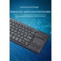 Teclado táctil ultrafino compacto con cable USB de 80 teclas, función HUB - details 1
