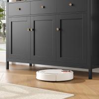 Mueble de Almacenamiento Ajustable Aparador de Cocina con 3 Cajones y 3 Puertas Blanco - details 15
