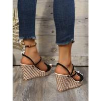 Sandalias de tacón de cuña a la moda de verano para mujer - details 3