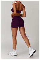 Sujetador de Yoga suave con espalda de belleza para mujer, entrenamiento de gimnasio, deportes de secado rápido, Top elástico con doble hombro y cuello, ropa interior para correr y Fitness al aire libre - details 28