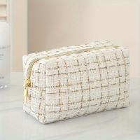 Neceser cosmético elegante, bolsa de tocador, organizador de maquillaje con cremallera, estuche de viaje portátil para artículos - details 1