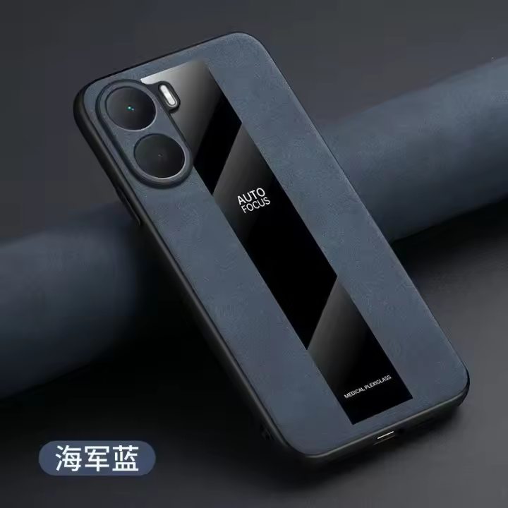 Funda de lujo para Xiaomi Poco X7/Poco X7 Pro Soporte de anillo, protección de lente de cámara, piel de oveja, vidrio resistente a golpes - 1