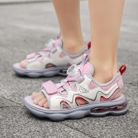 Sandalias deportivas de verano transpirables para niños, zapatos de playa al aire libre, cómodas sandalias de suela blanda para niñas y sandalias antideslizantes de moda - details 4