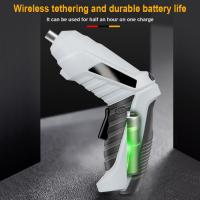 Mini Taladro Eléctrico sin Cable con Batería de 1300mAh Herramienta de Poder con Luz LED Recargable con Tornillo de Acero - details 5